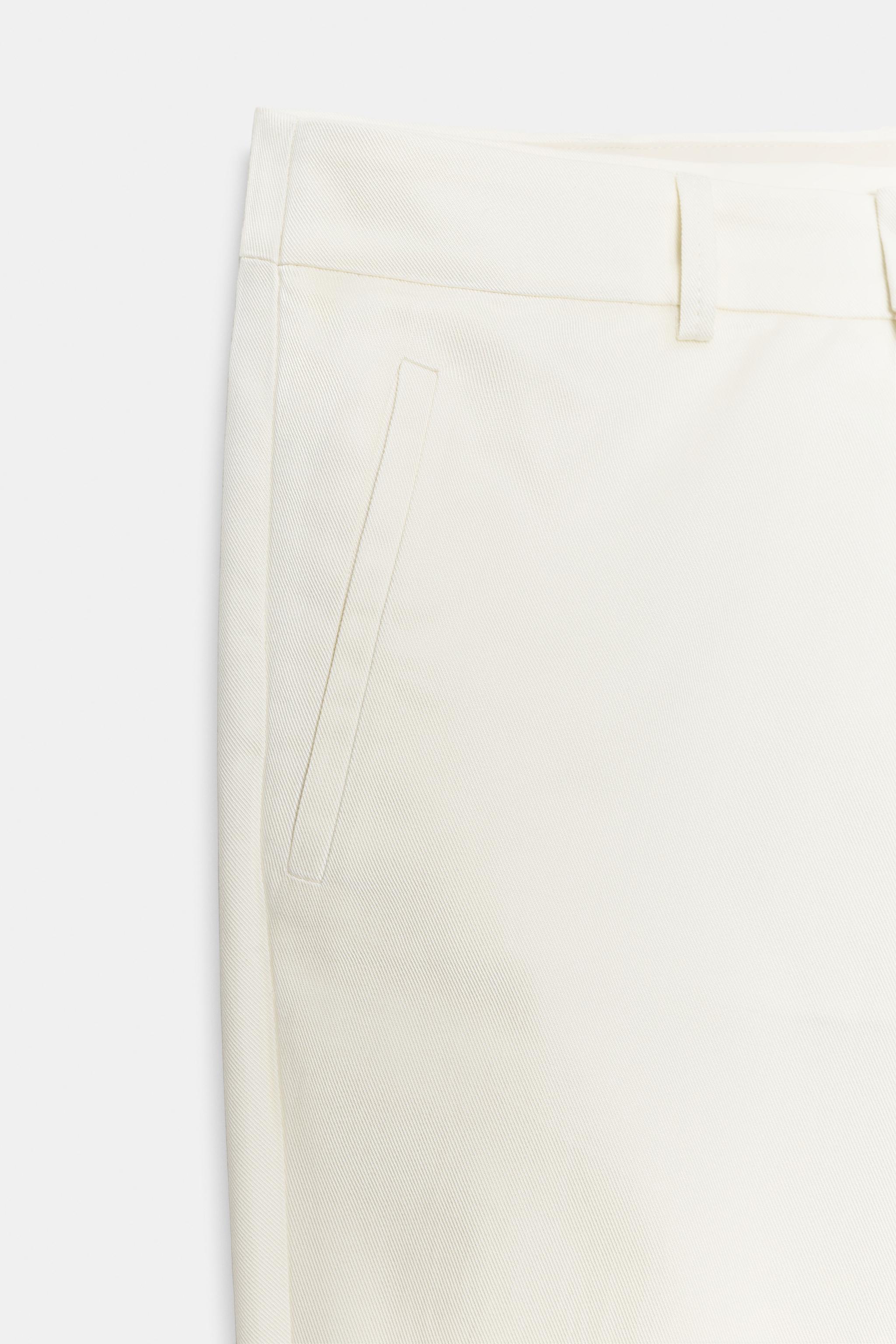ZW COLLECTION FRONT PLEATED PANTS